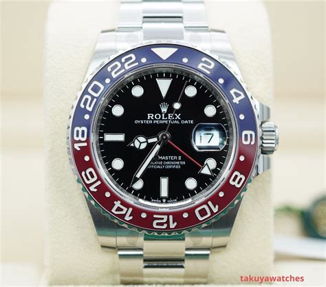 FSOT:BNIB Rolex 126710BLRO PEPSI GMT MASTER II RED 